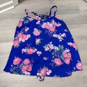 Torrid Women Sleeveless Blouse Tank Top Shirt Plus Size 5 5X Floral